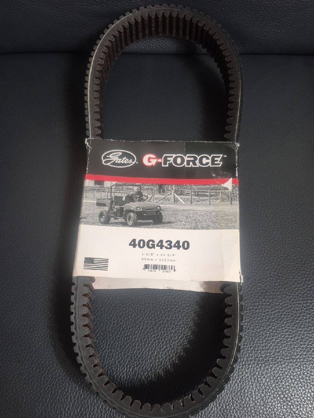 G-Force 40G4340 Black V-Belt for Lawn & Garden